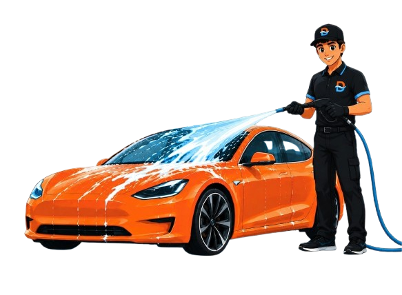 DetailerDASH pro washing a car